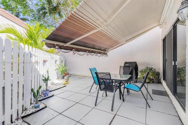 view of patio / terrace with grilling area