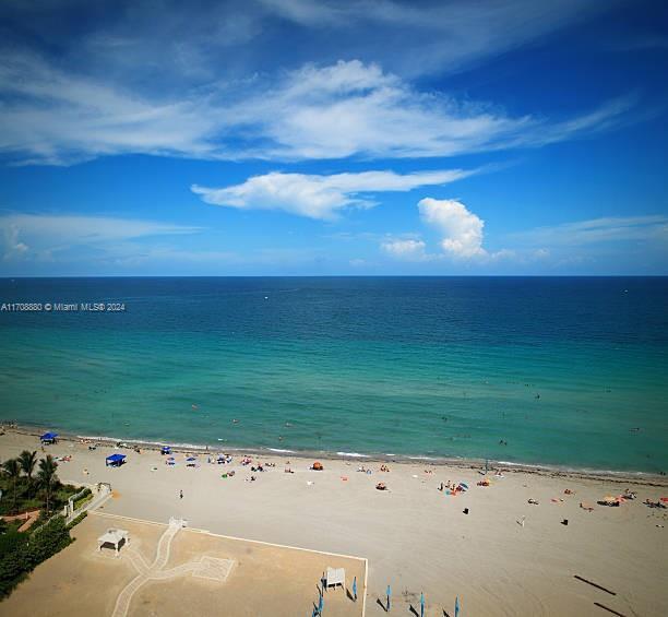 water view with a view of the beach