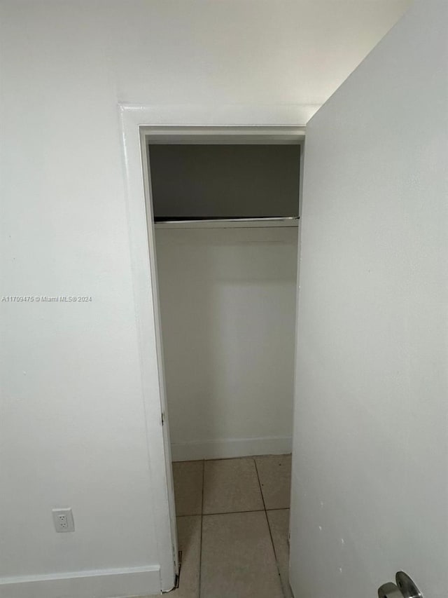 view of closet