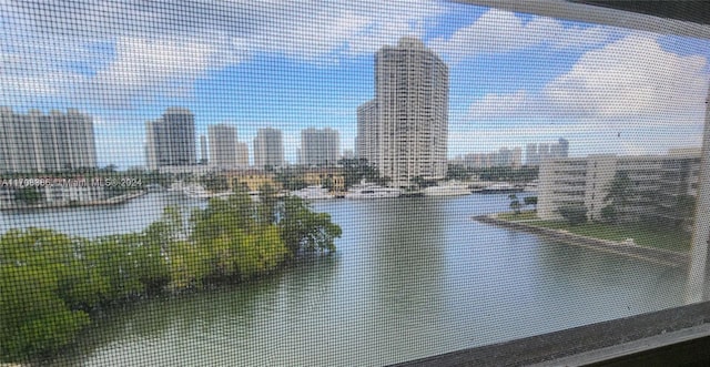 view of water feature