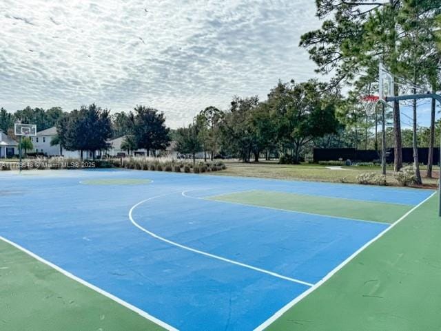 view of sport court