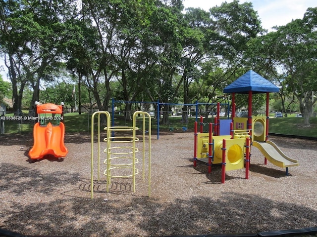 view of play area