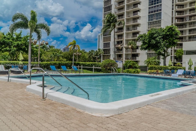 view of pool