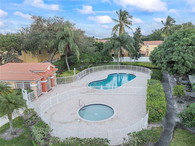 10307 SW 20th St, Miramar, FL 33025 - community pool with a patio