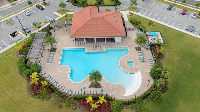 view of pool