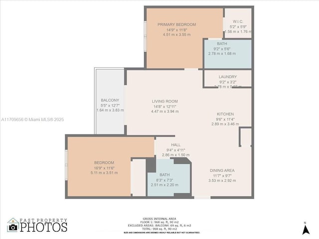 3659 NW Adriatic Ln Unit 305, Jensen Beach, FL 34957 - room layout