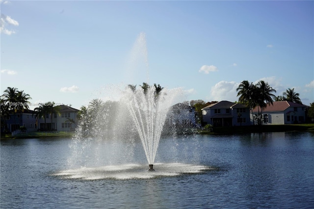 view of water feature