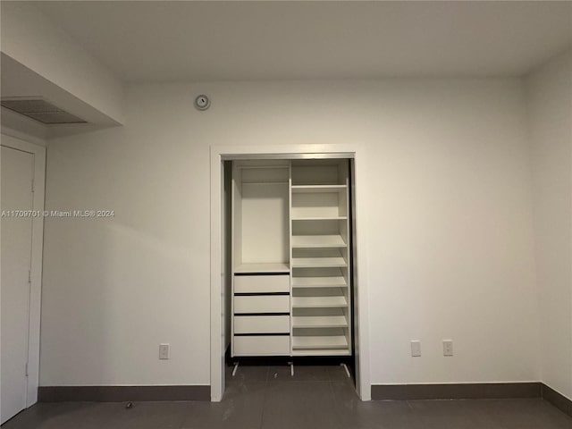 view of closet