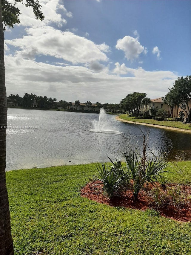 view of water feature