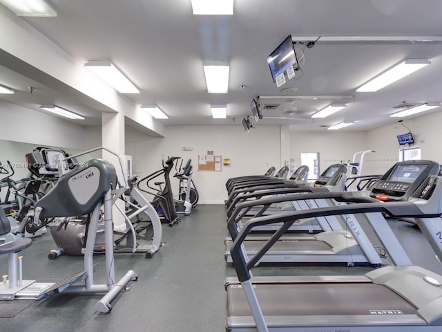 2301 Lucaya Ln Unit M1, Coconut Creek, FL 33066 - view of exercise room