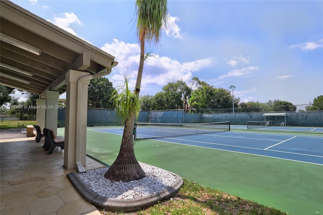 view of sport court