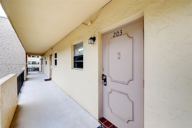 view of entrance to property