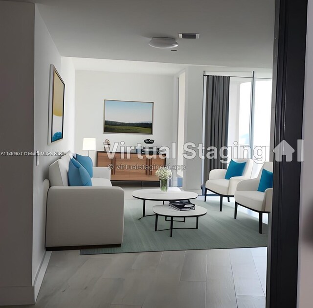 dining area featuring hardwood / wood-style flooring