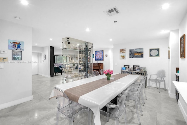 view of dining room