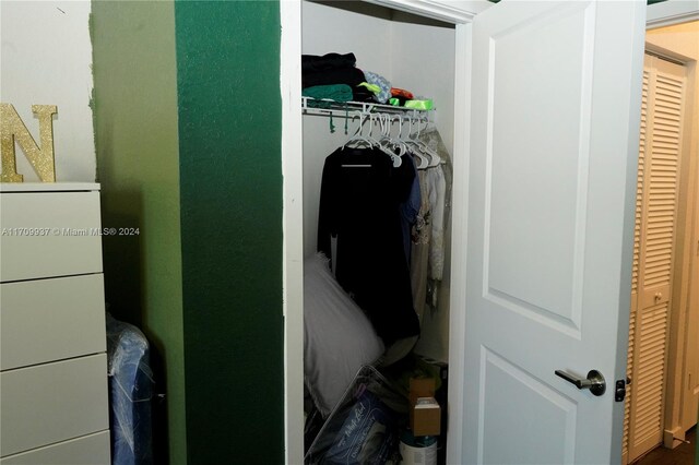 view of closet