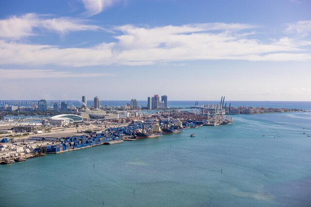 335 S Biscayne Blvd Unit 4109, Miami, FL 33131 - view of water feature featuring a city view
