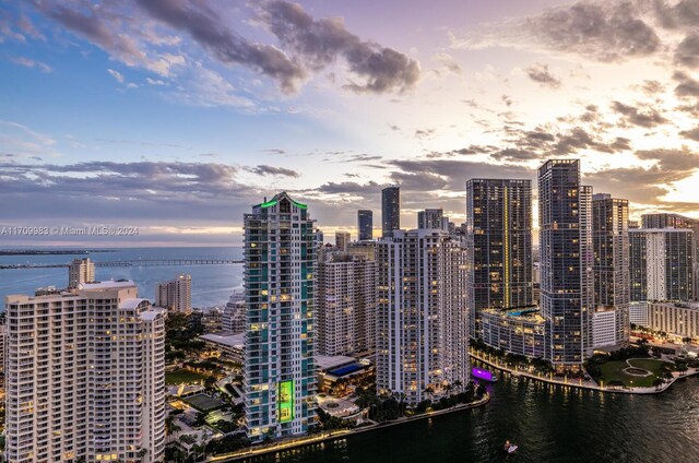 335 S Biscayne Blvd Unit 4109, Miami, FL 33131 - property's view of city with a water view