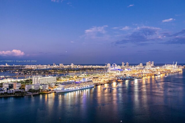 335 S Biscayne Blvd Unit 4109, Miami, FL 33131 - view of water feature with a view of city