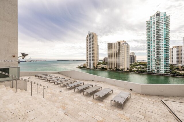 335 S Biscayne Blvd Unit 4109, Miami, FL 33131 - property view of water featuring a city view