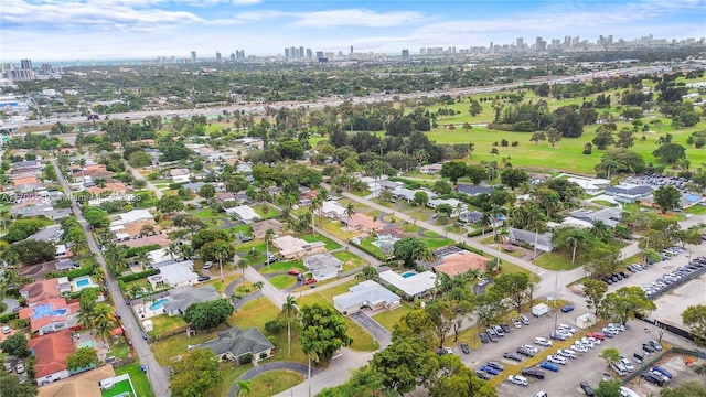 201 Entrada Dr, Hollywood, FL 33021 - aerial view with a city view