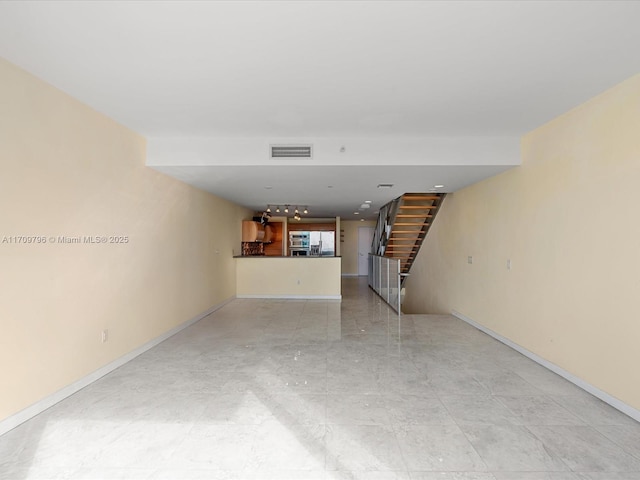 view of unfurnished living room