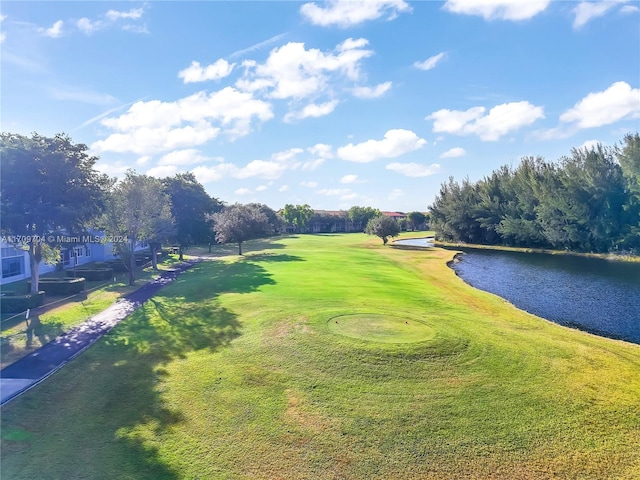 900 SW 125th Way Unit 304R, Pembroke Pines, FL 33027 - view of community featuring a water view, golf course view, and a yard