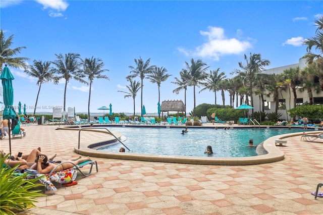3901 S Ocean Dr Unit 15N, Hollywood, FL 33019 - community pool with a patio