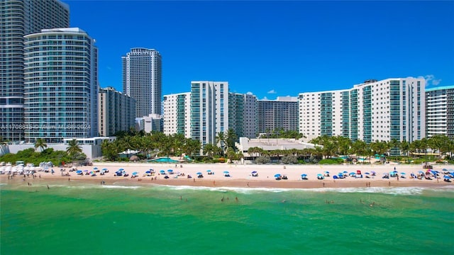 3901 S Ocean Dr Unit 15N, Hollywood, FL 33019 - skyline view with expansive beach