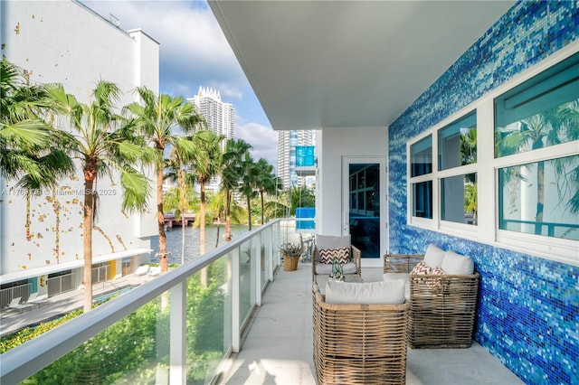 6103 Aqua Ave Unit 301, Miami Beach, FL 33141 - balcony with a water view