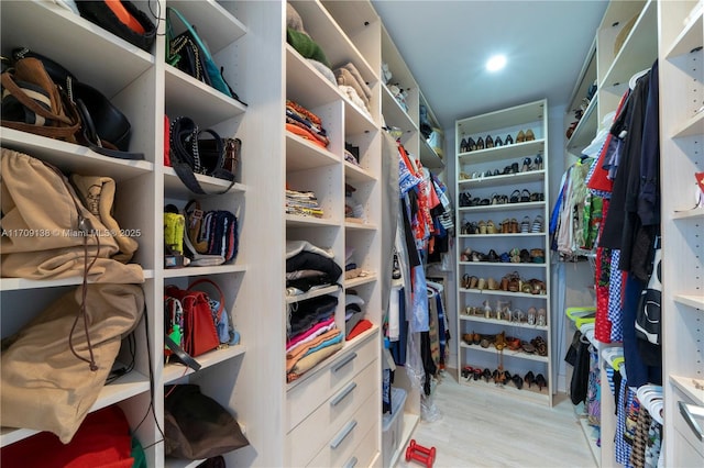 6103 Aqua Ave Unit 301, Miami Beach, FL 33141 - walk in closet with wood finished floors