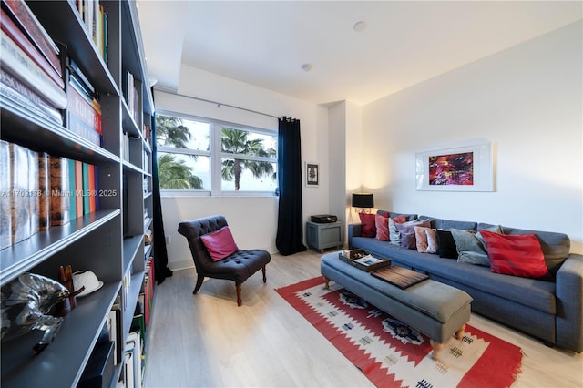 6103 Aqua Ave Unit 301, Miami Beach, FL 33141 - living area with light wood-style floors