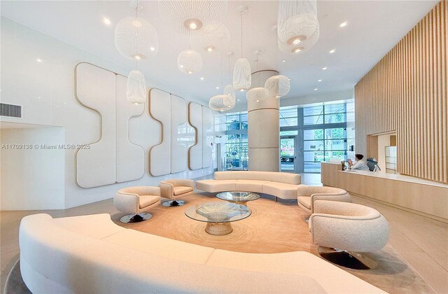 6103 Aqua Ave Unit 301, Miami Beach, FL 33141 - building lobby with recessed lighting