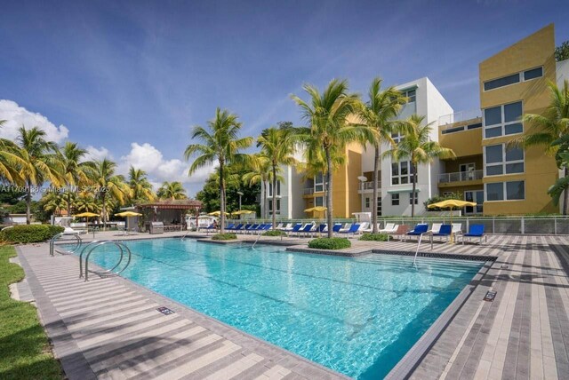 6103 Aqua Ave Unit 301, Miami Beach, FL 33141 - community pool with a patio