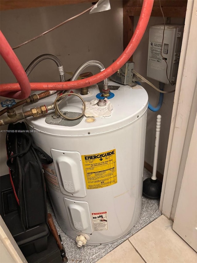 utilities featuring water heater