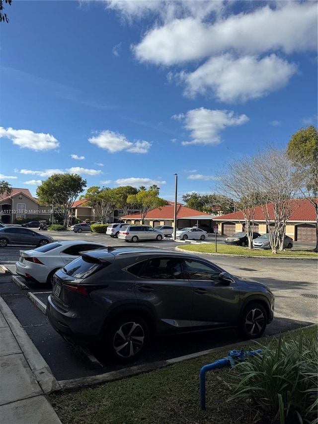 view of vehicle parking