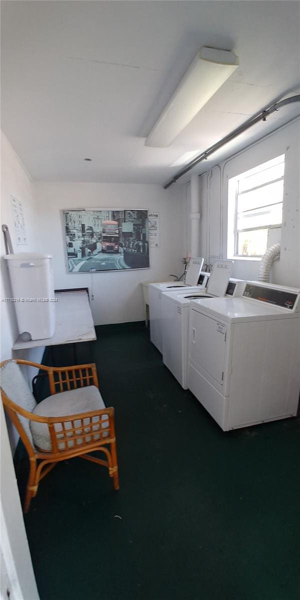 laundry room featuring separate washer and dryer