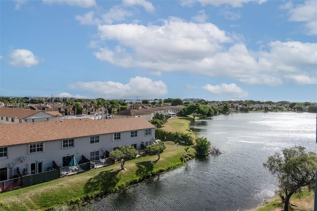 property view of water