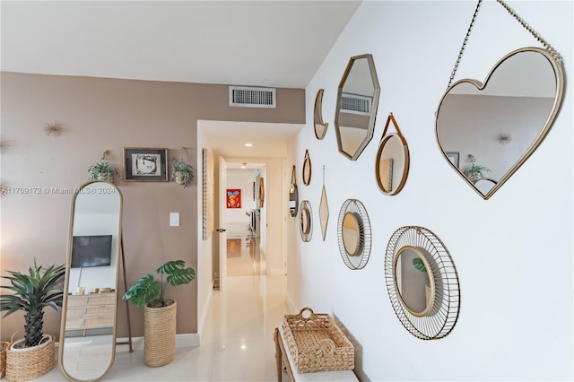 1800 NE 114th St Unit 1105, Miami, FL 33181 - hallway featuring baseboards and tile patterned floors