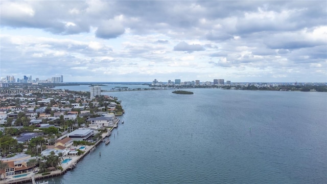 1800 NE 114th St Unit 1105, Miami, FL 33181 - water view featuring city skyline