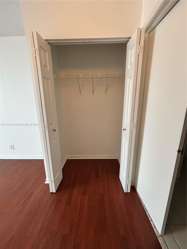 view of closet