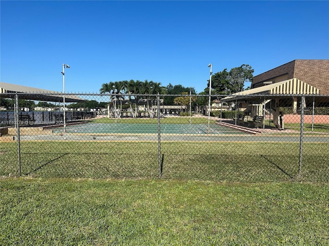 view of sport court