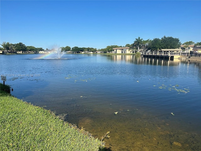 property view of water