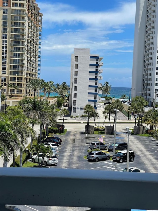 view of water feature