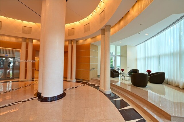 2127 Brickell Ave Unit 1005, Miami, FL 33129 - lobby featuring a towering ceiling