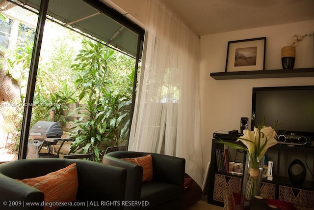 view of sitting room