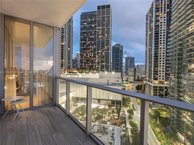 851 NE 1st Ave Unit 1212, Miami, FL 33132 - balcony featuring a view of city