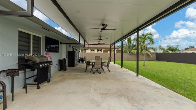 view of patio / terrace featuring area for grilling