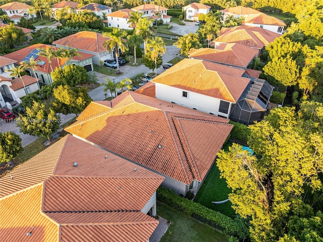 birds eye view of property featuring a residential view