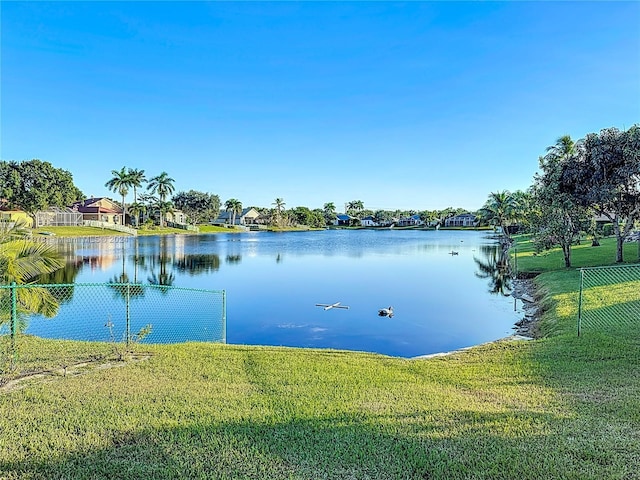 property view of water