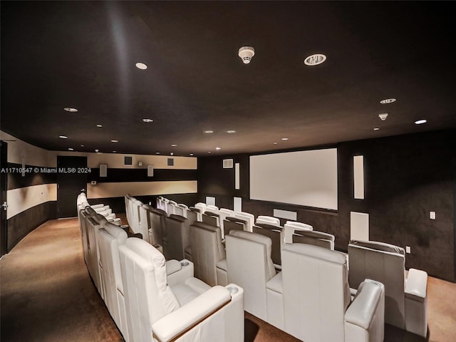 view of home theater room